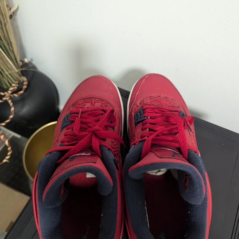 Air Jordan 4 Retro Fiba men's Size 13 Excellent Condition Euro US Cuba Chicago - Picture 5 of 12